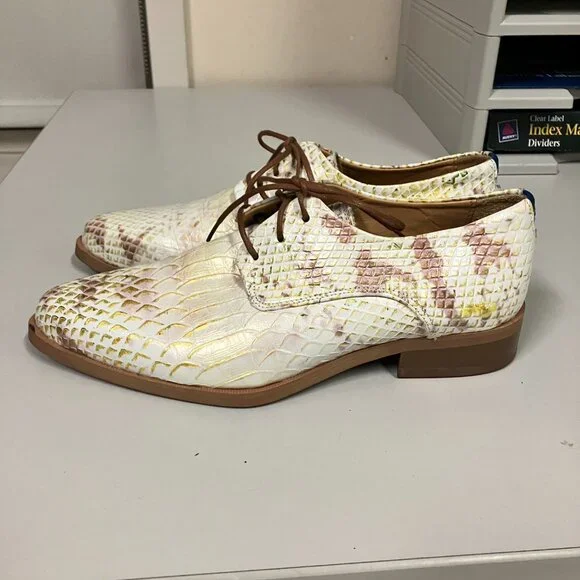 *Barely Worn* 2019 Fluevog Modvog ACE FACE! Snake, Size Men's 5 (Women's 8.5)! - Picture 4 of 13